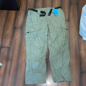 sage nylon pants
